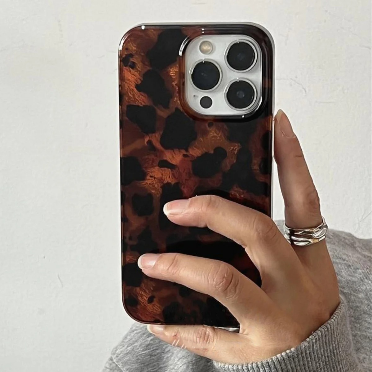 Phone Cases Xr - Retro Amber Texture Laser Phone Case