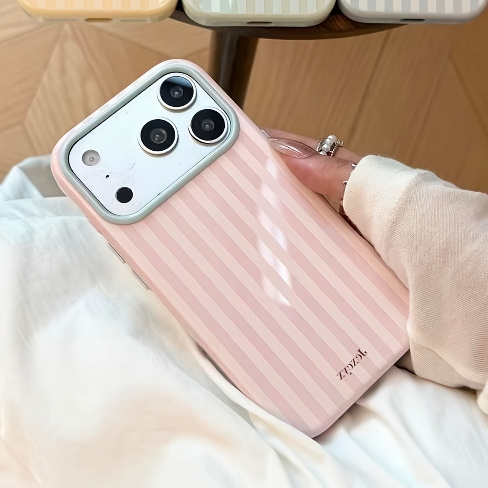 Phone Cases Luxury - Luxury Korean Fashion Stripes Candy Color