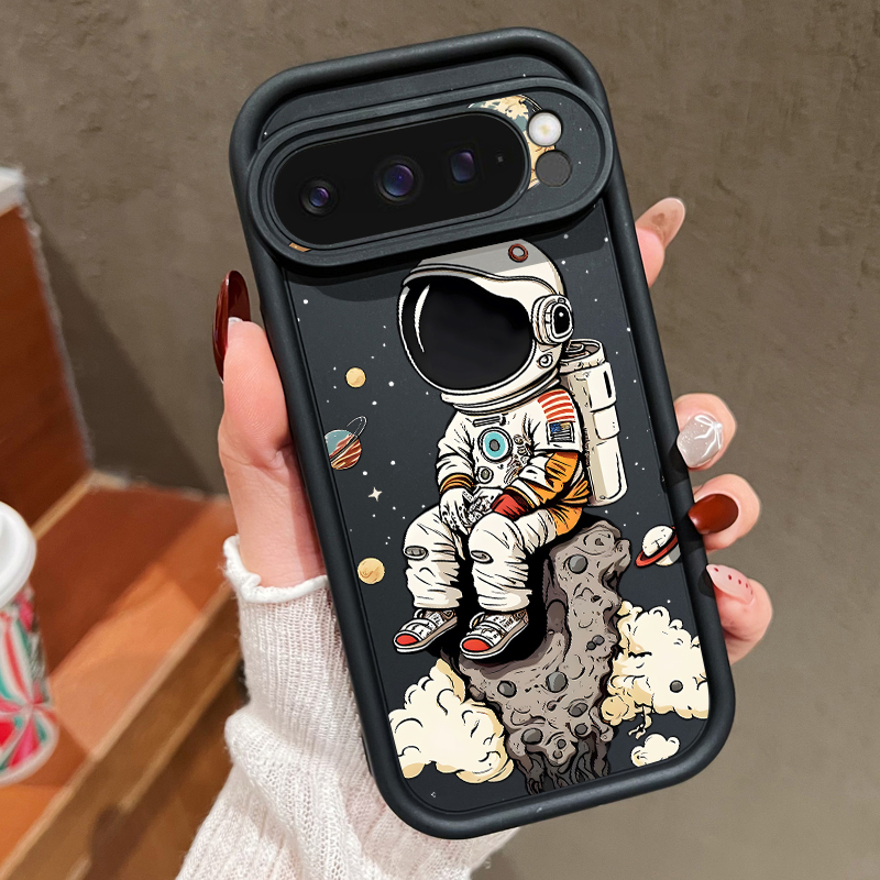Phone Cases Google Pixel 10 - Cartoon Astronaut Print TPU Phone Case