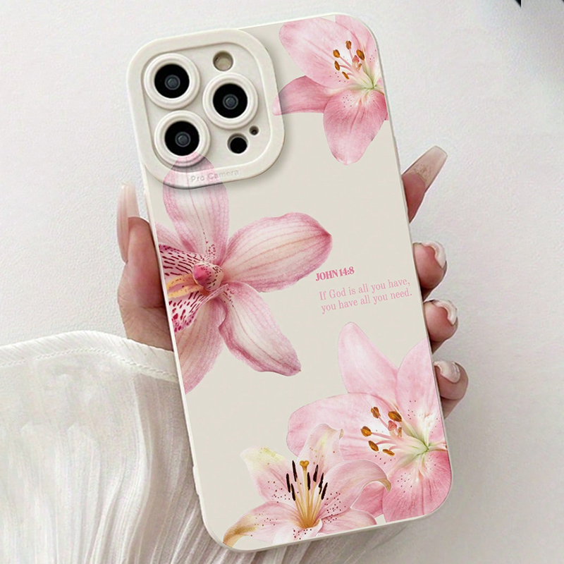 Blue Floral Painted Silicone I - Phone Cases Xr recension och pris