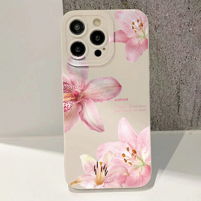 Blue Floral Painted Silicone I - Phone Cases Xr recension och pris