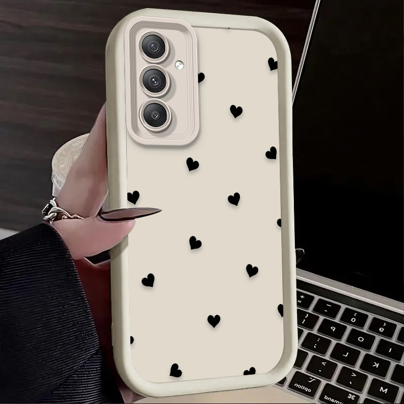 Black Love Heart Bowknot Case  - Phone Cases For Samsung recension och pris