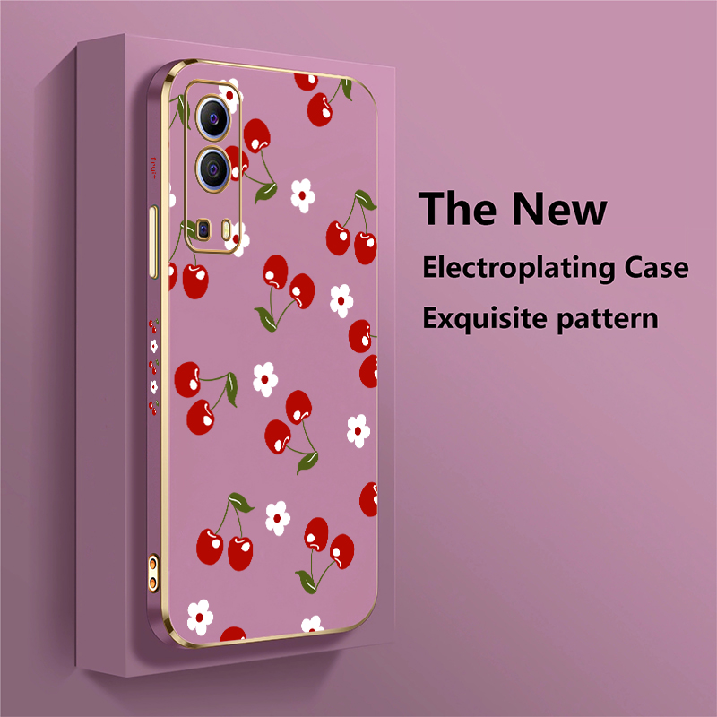 Cherry Flowers Print Phone Cas - Phone Cases Vivo recension och pris