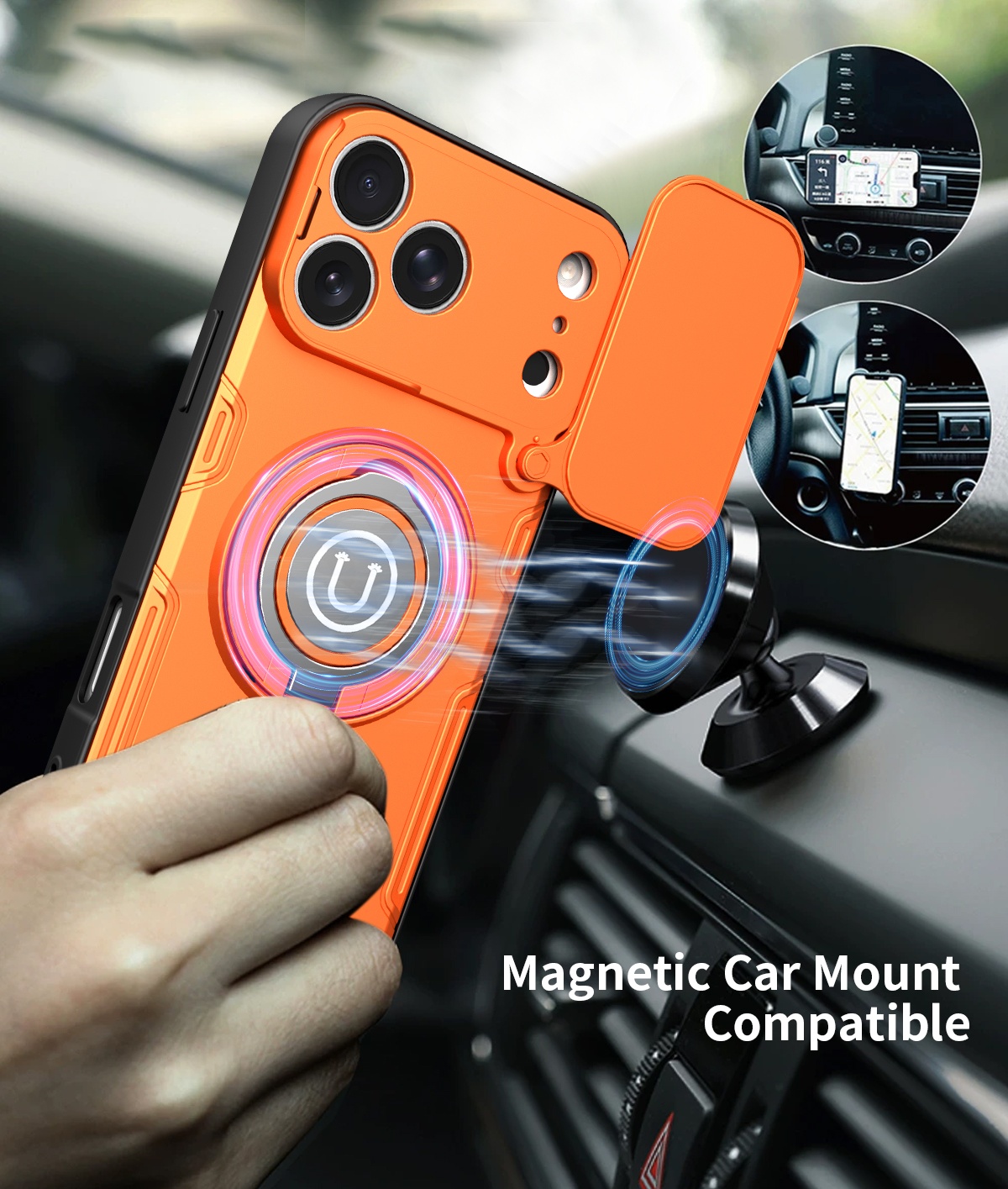 Shockproof Power Slide Camera  - Ring Stand Case recension och pris