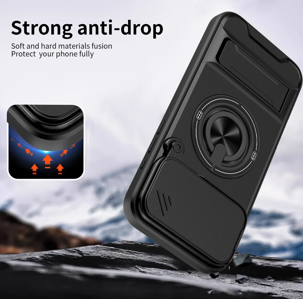 Magnetic Phone Case for IPhone - Ring Stand Case recension och pris