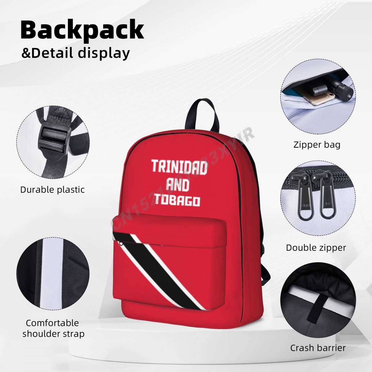 Unisex Backpack Trinidad And T - Phone Cases Trinidad recension och pris
