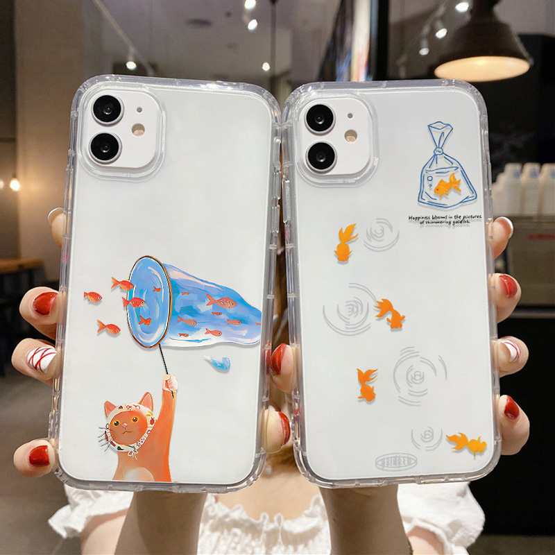 Lovely Fishes Clear Phone Case - Phone Cases For Iphone 17 recension och pris