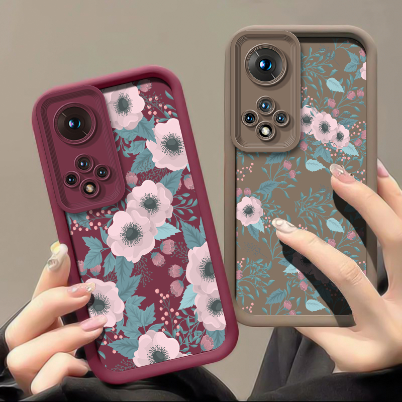 Florals Pattern Silicone Phone - Phone Cases Honor recension och pris