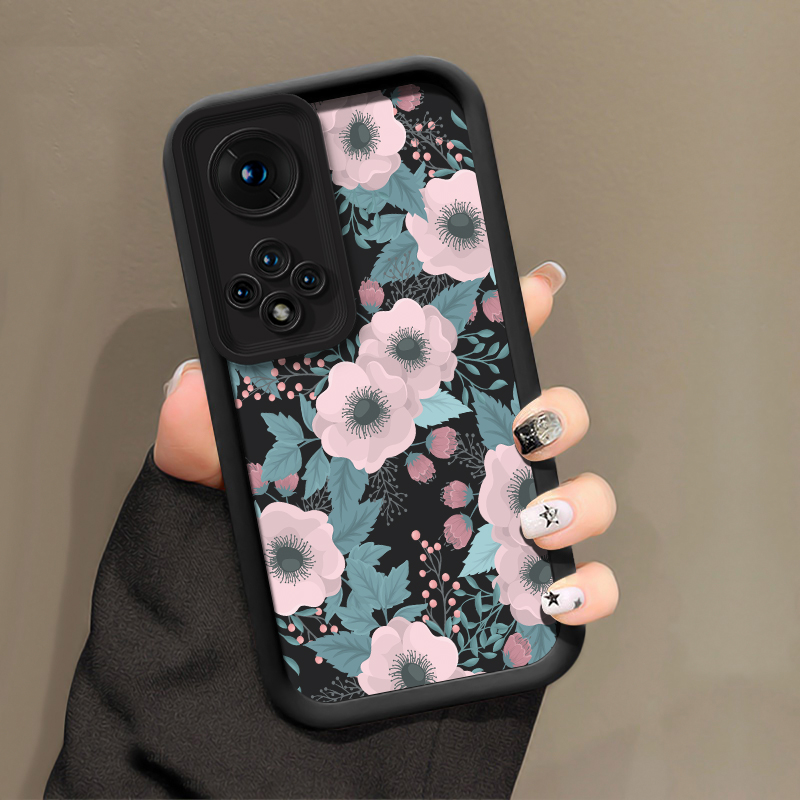 Florals Pattern Silicone Phone - Phone Cases Honor recension och pris