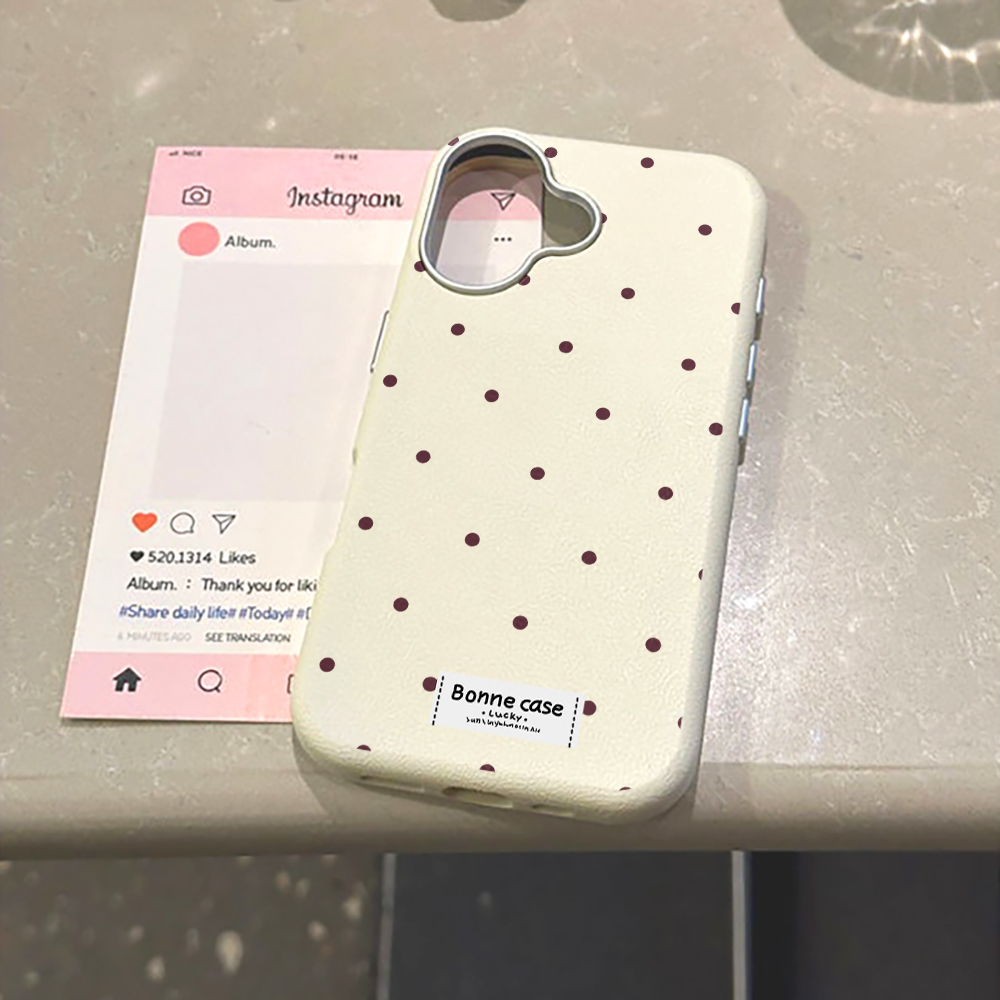 Creative Unique Polka Dot Phon - Phone Cases Luxury recension och pris