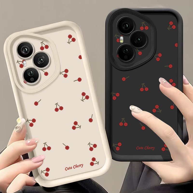 Mini Red Cherry Printed Soft T - Phone Cases Honor recension och pris