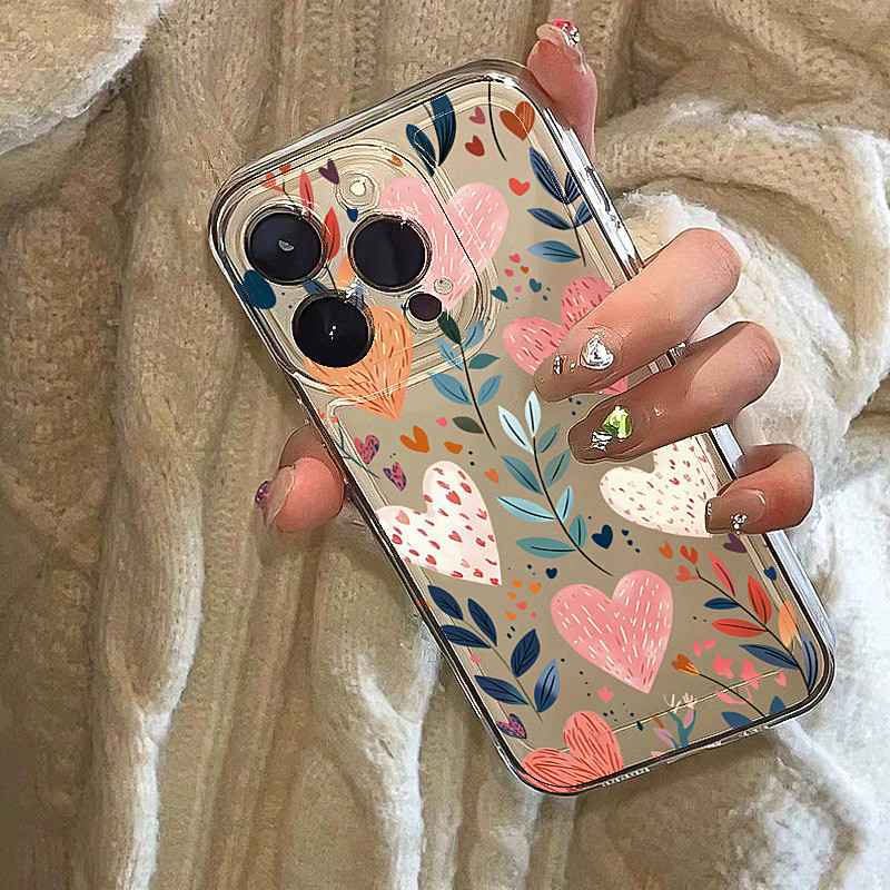 Silicone Love Heart Leaves Eye - Phone Cases Xr recension och pris