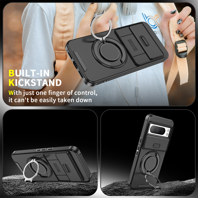 Shockproof Armor Case For Goog - Ring Stand Case recension och pris