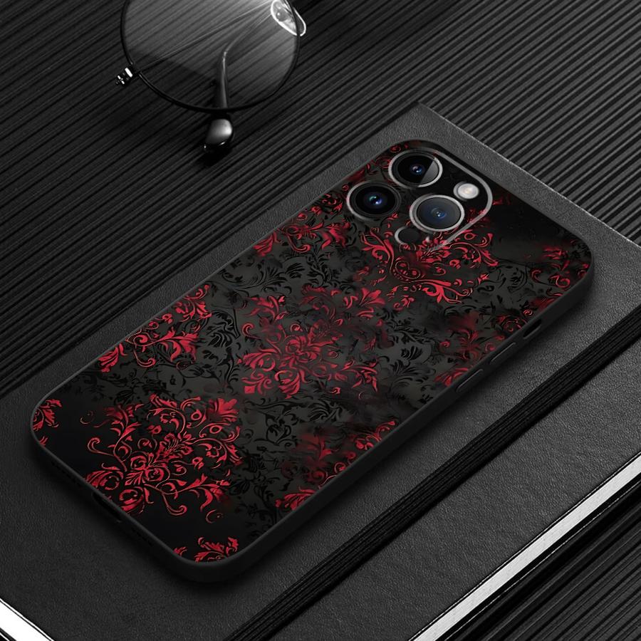 Black And Red Sexy Lace Phone  - Phone Cases Xr recension och pris