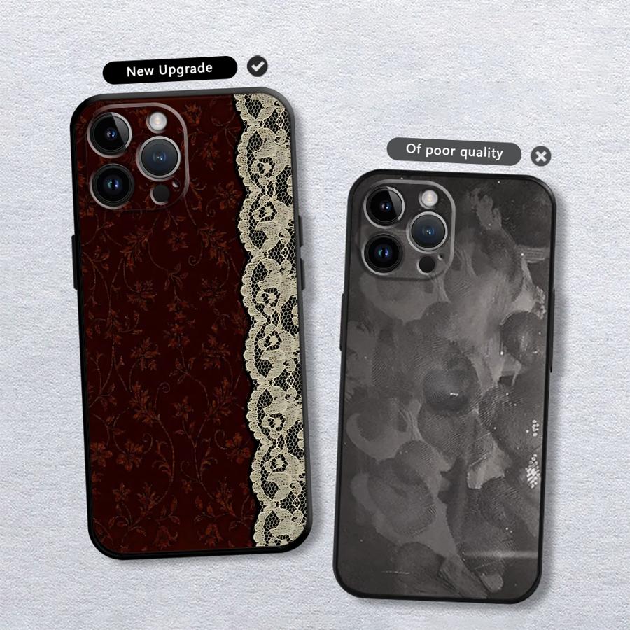 Black And Red Sexy Lace Phone  - Phone Cases Xr recension och pris