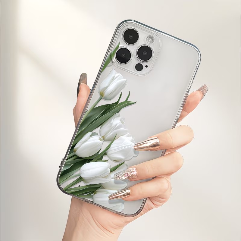 Tulip Printed Phone Case Case  - Phone Cases Xr recension och pris