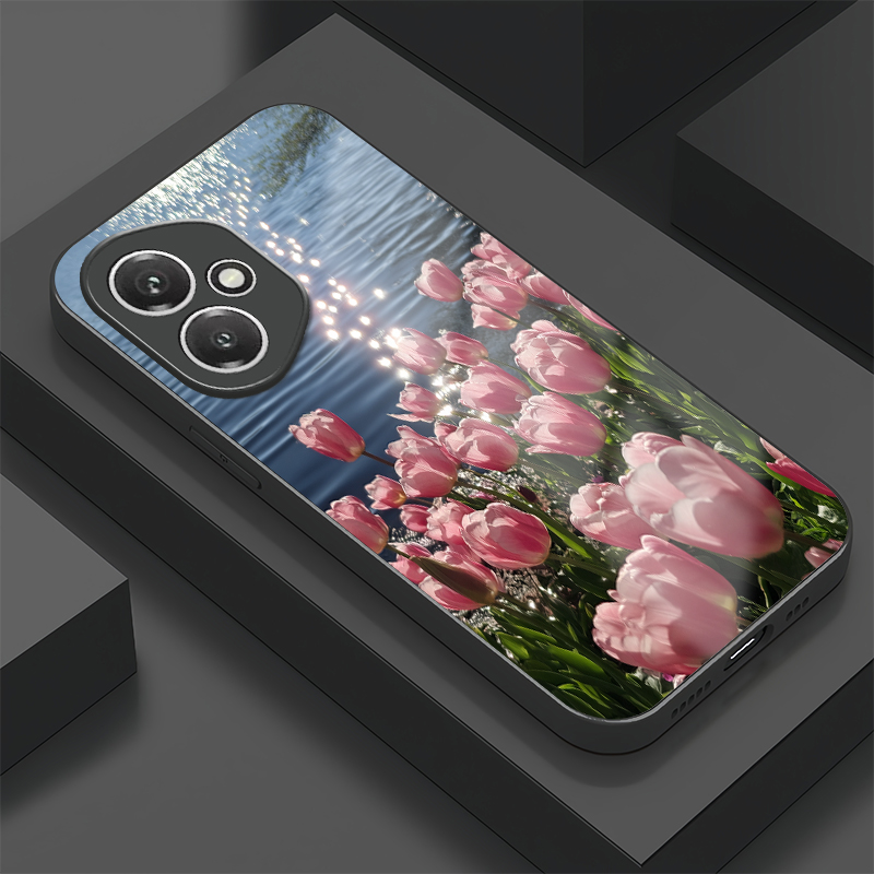 Floral Tulip Pattern Phone Cas - Phone Cases Honor recension och pris