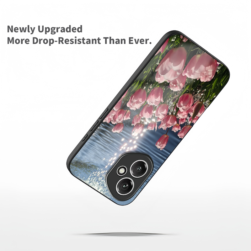 Floral Tulip Pattern Phone Cas - Phone Cases Honor recension och pris