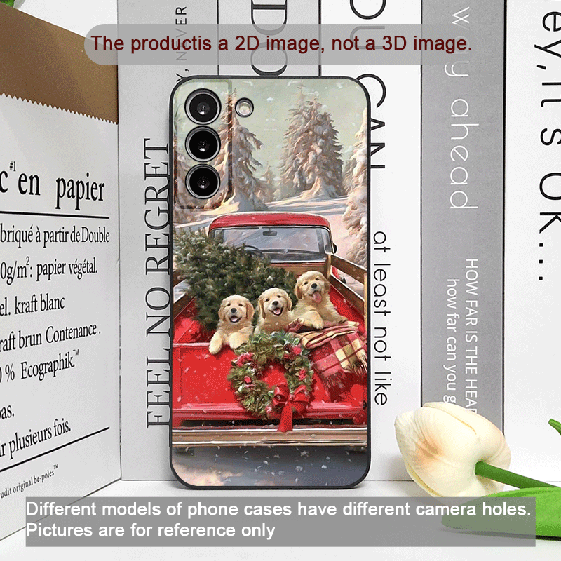 Christmas Trucks Cartoon Dog P - Phone Cases Motorola recension och pris