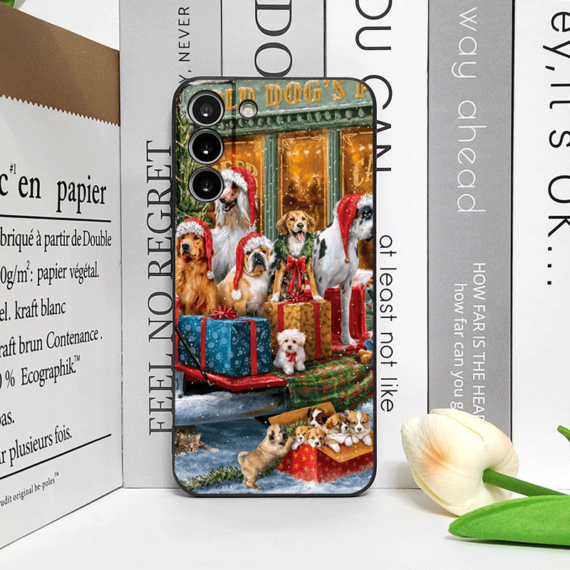 Christmas Trucks Cartoon Dog P - Phone Cases Motorola recension och pris