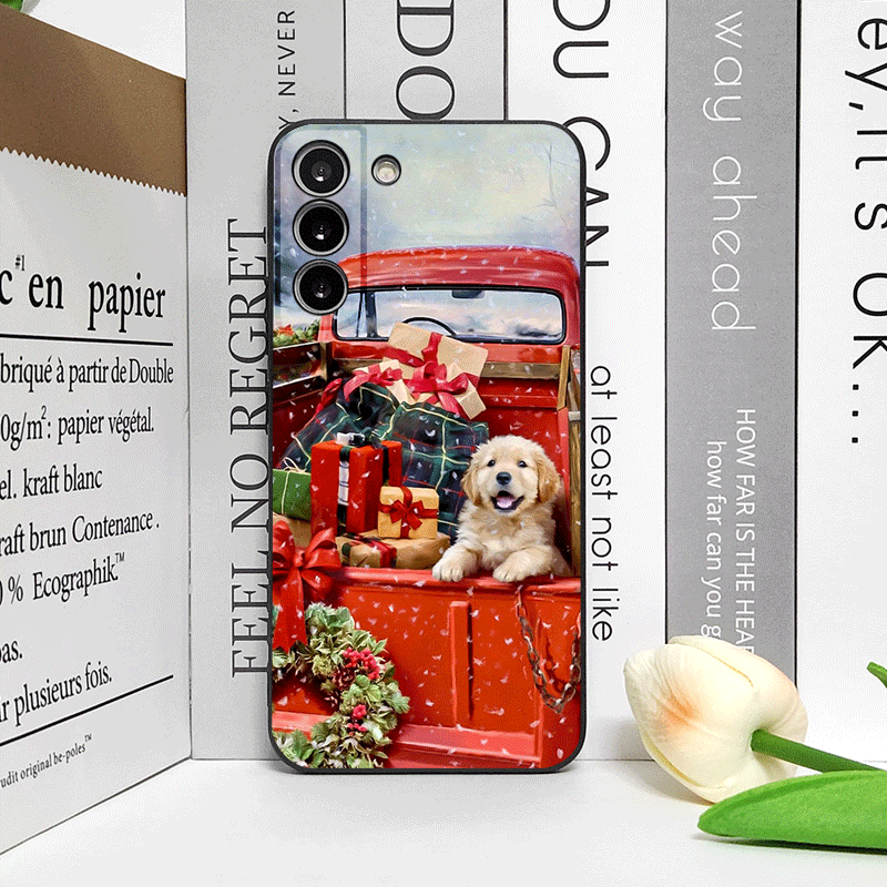 Christmas Trucks Cartoon Dog P - Phone Cases Motorola recension och pris
