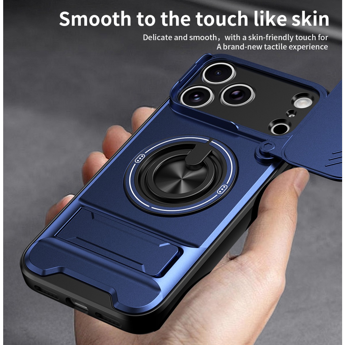 Luxury 360 Rotating Magnetic R - Ring Stand Case recension och pris