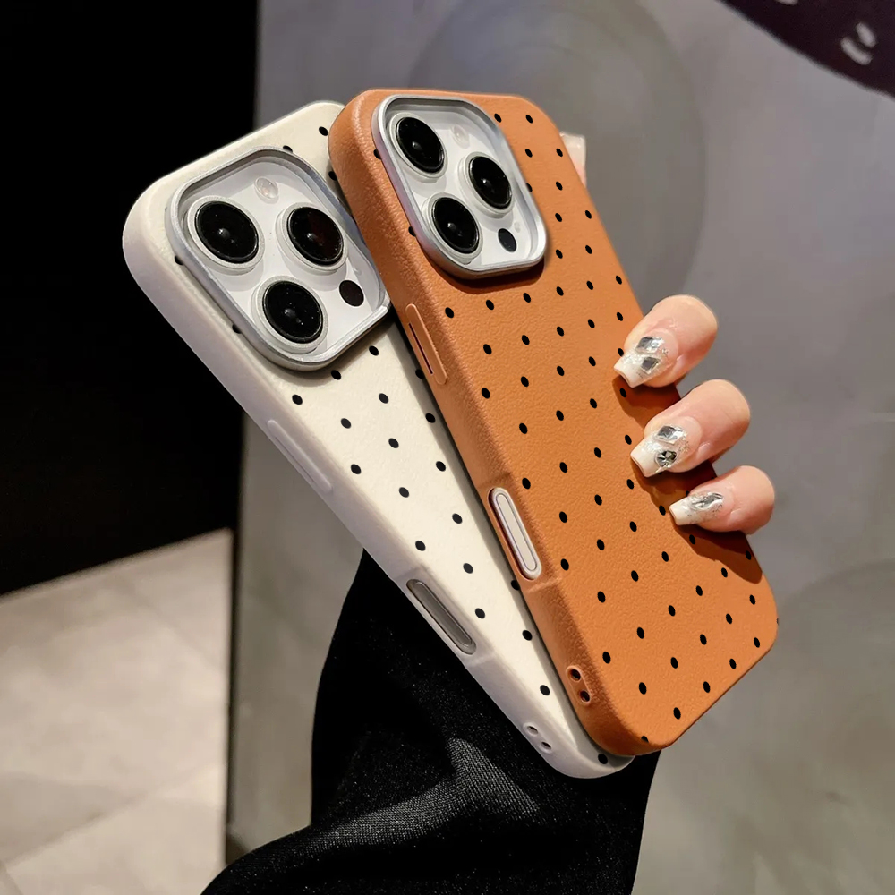 Korean INS Cute Polka Dot Phon - Phone Cases Luxury recension och pris