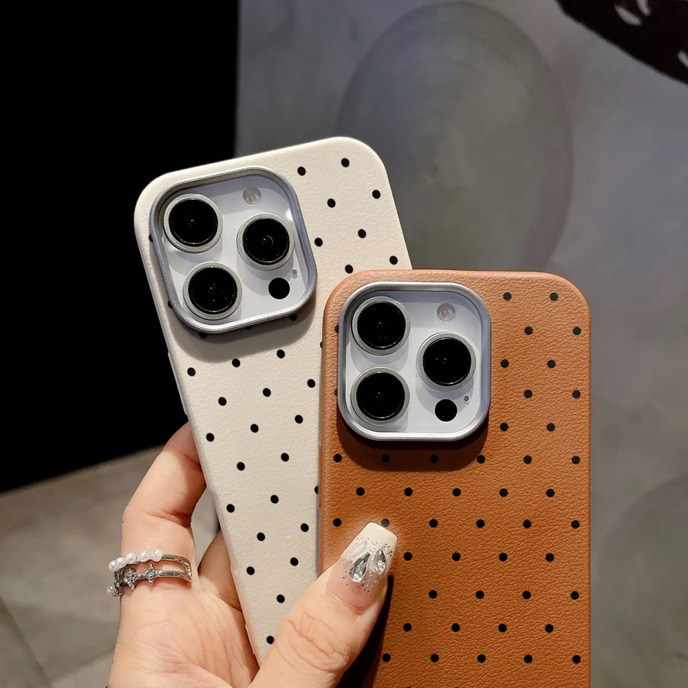 Korean INS Cute Polka Dot Phon - Phone Cases Luxury recension och pris