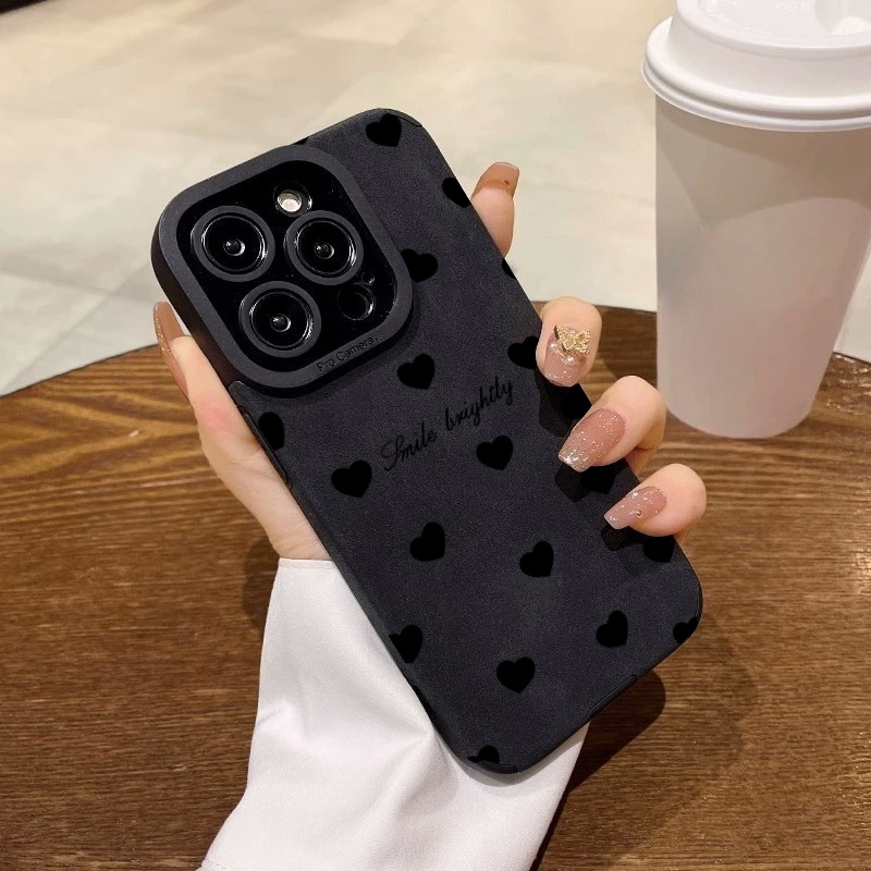 New Luxury Black Love Heart So - Phone Cases Luxury recension och pris