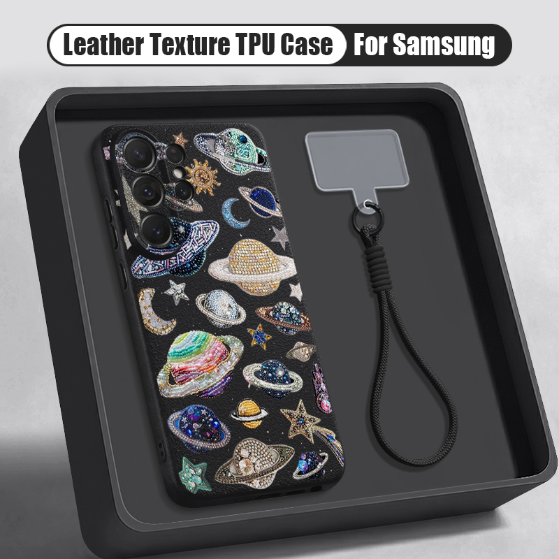 Planet Pattern Lanyard Phone C - Phone Cases Motorola Edge 2025 recension och pris