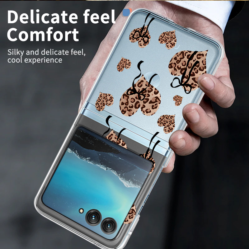 Leopard Print Hearts Pattern C - Phone Cases Motorola recension och pris