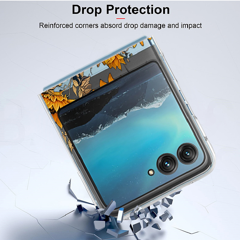 Sunflowers Pattern Clear Phone - Phone Cases Motorola recension och pris