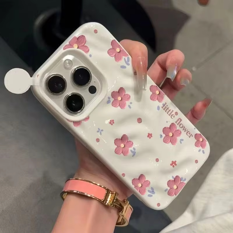 Korean Style Pink Little Flowe - Phone Cases Korean recension och pris