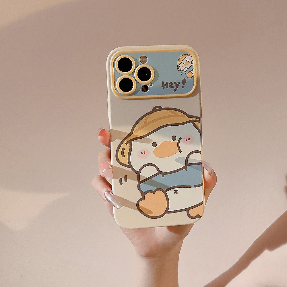 Korean Cartoon Yellow Duck Pho - Phone Cases Korean recension och pris