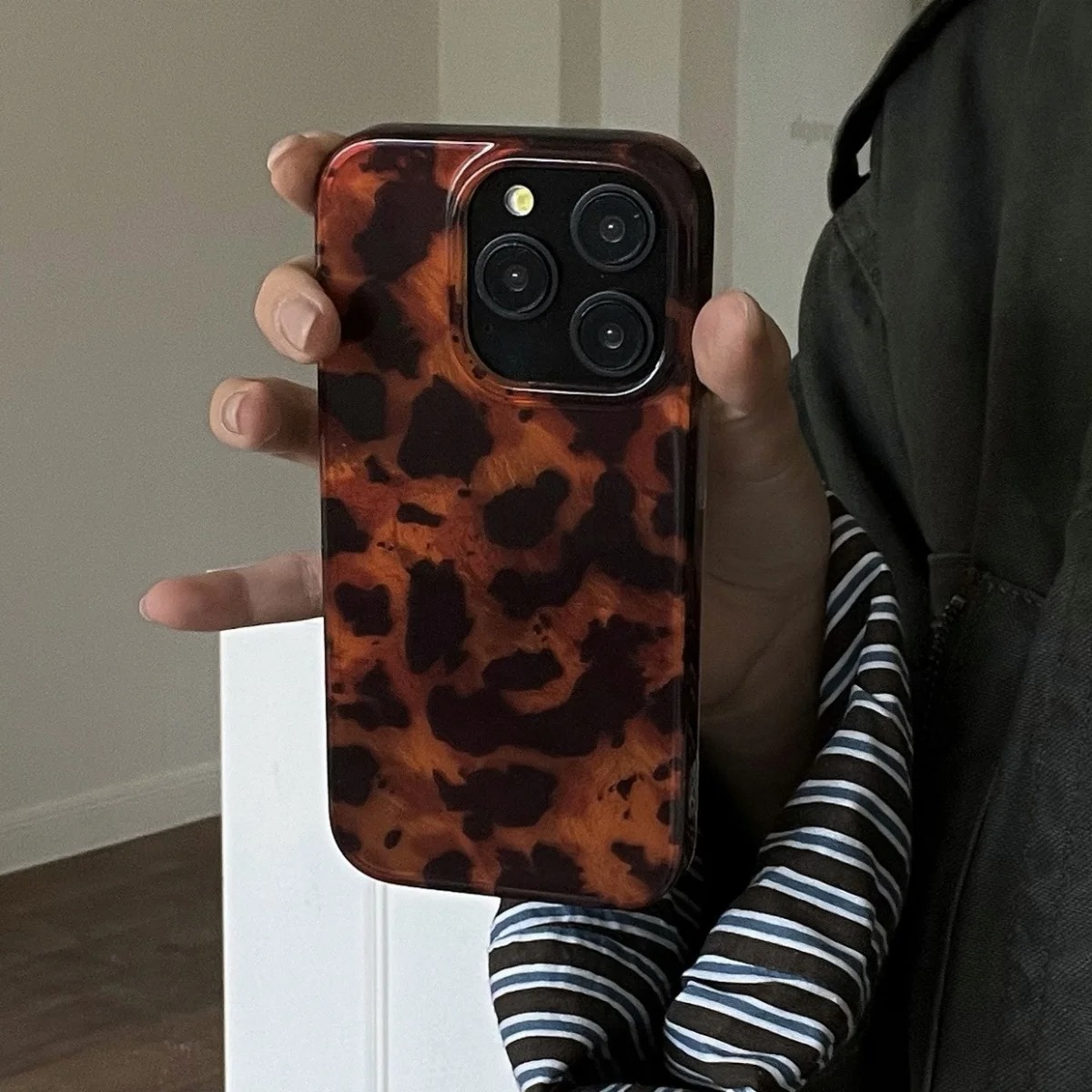 Retro Amber Texture Laser Phon - Phone Cases Xr recension och pris