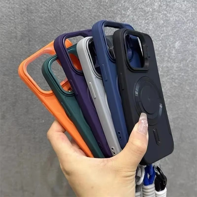 Fold Lens Stand Magnetic Case  - Phone Cases With Stand recension och pris