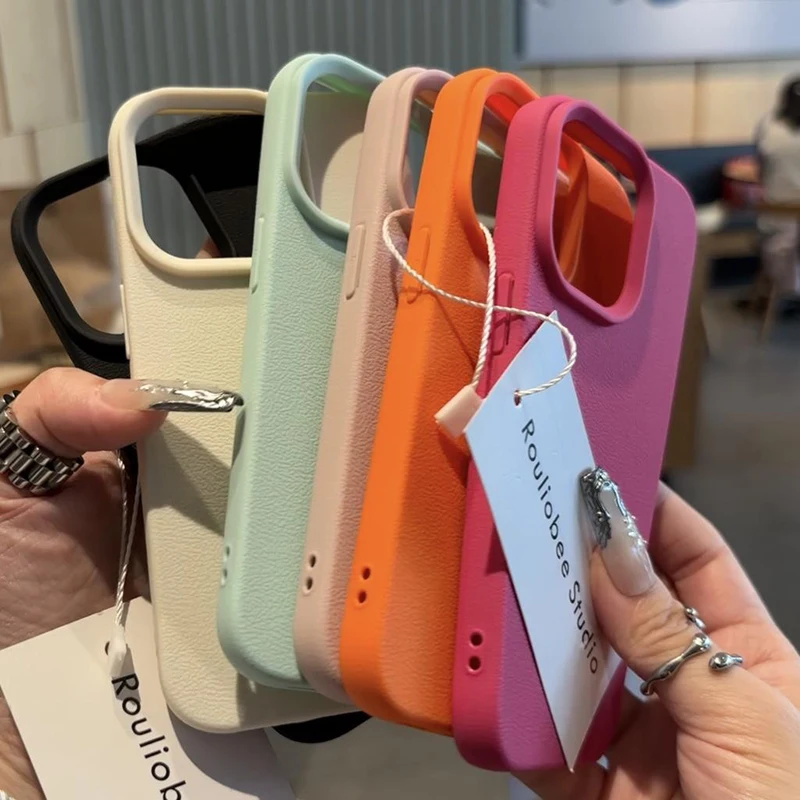 Candy Color Lichee Pattern Sof - Phone Cases Rhode recension och pris