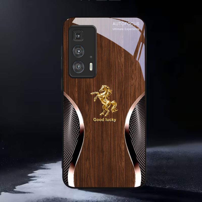 Golden Steed Fortune Black Gla - Phone Cases Motorola recension och pris