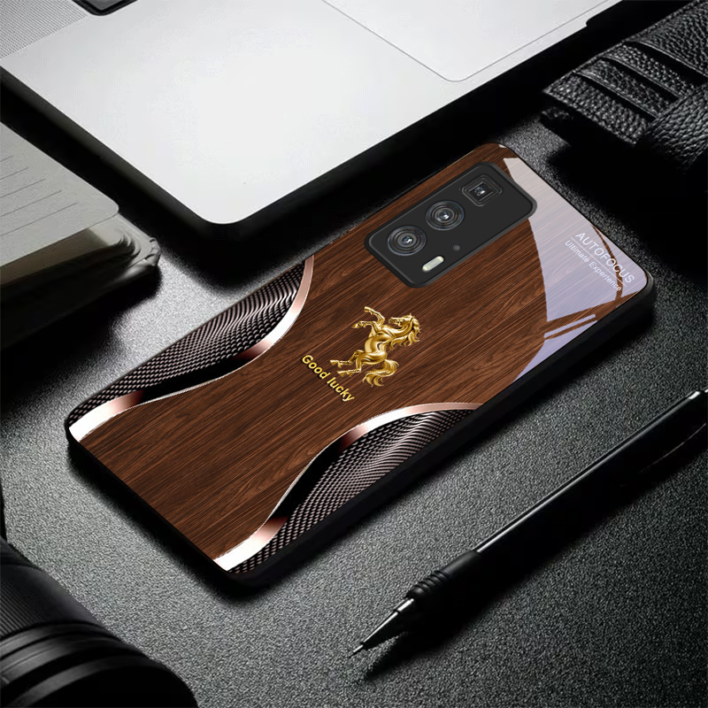 Golden Steed Fortune Black Gla - Phone Cases Motorola recension och pris