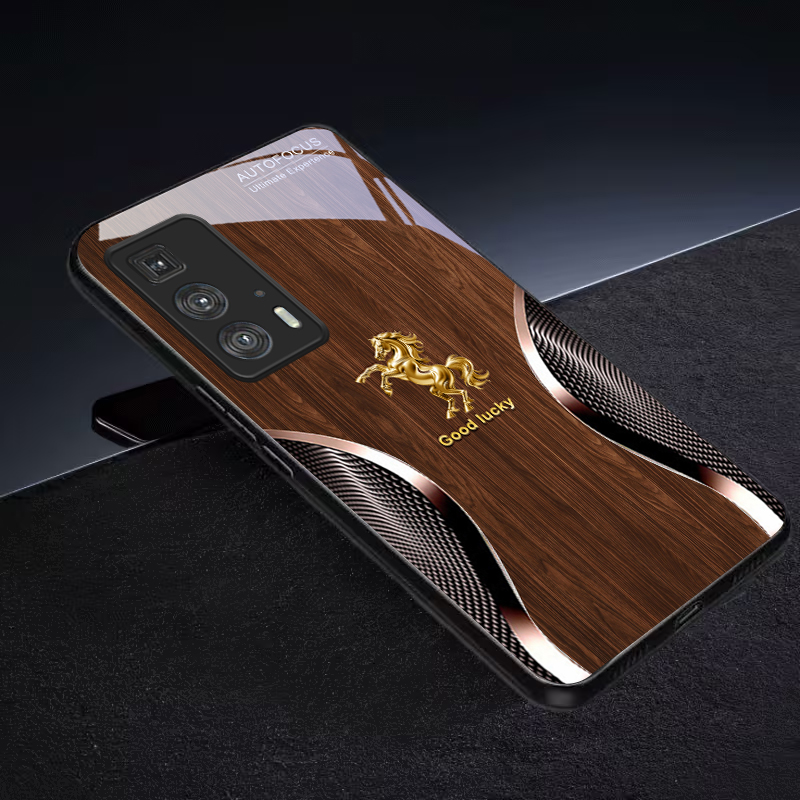 Golden Steed Fortune Black Gla - Phone Cases Motorola recension och pris