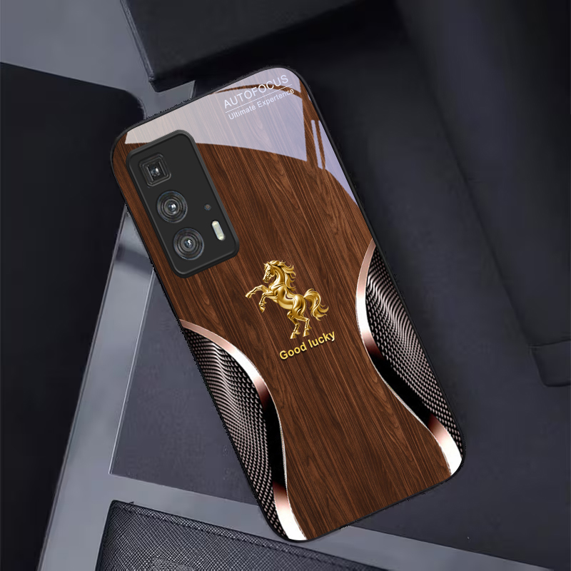 Golden Steed Fortune Black Gla - Phone Cases Motorola recension och pris