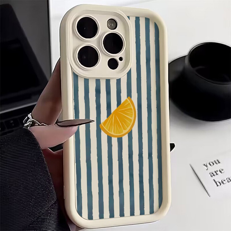 Striped Lemon Slice Pattern Ph - Phone Cases Xr recension och pris