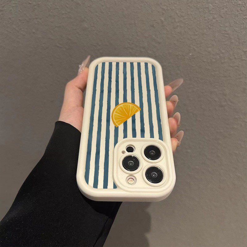 Striped Lemon Slice Pattern Ph - Phone Cases Xr recension och pris