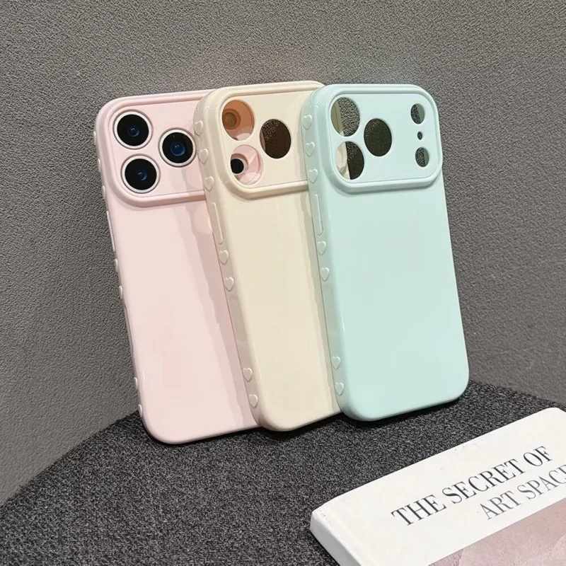 Side Heart Shape Candy Color P - Phone Cases Motorola Edge 2025 recension och pris
