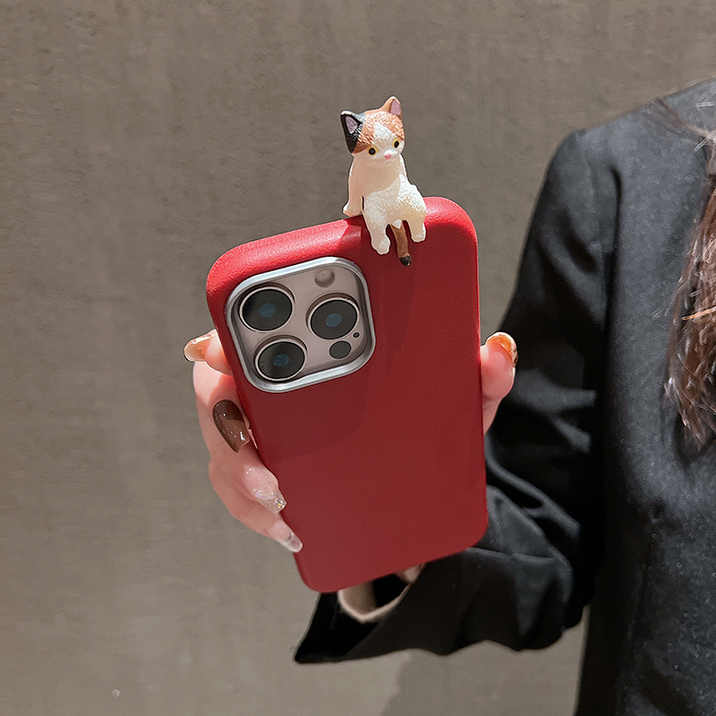 Cute 3D Cat Lichee Pattern Sil - Phone Cases Rhode recension och pris