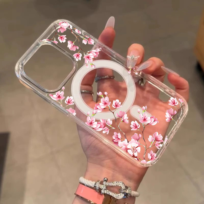Luxury Pink INS Flowers Case F - Phone Cases Luxury recension och pris