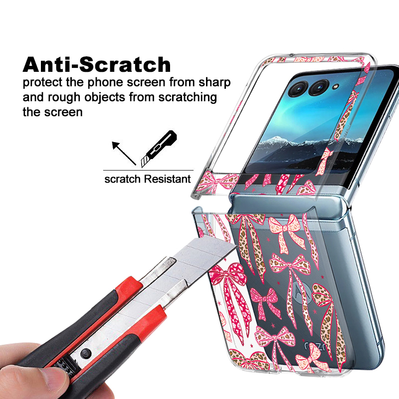 Pink Cherry Bowknot Printed Ph - Phone Cases Motorola recension och pris