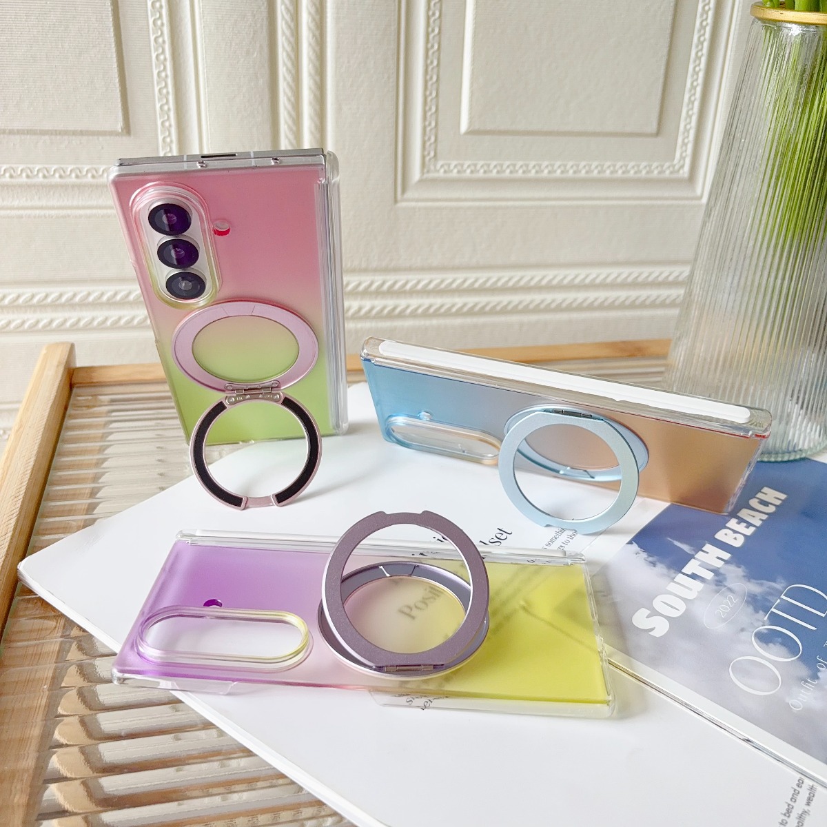 Gradient Transparent Rotate Ri - Ring Stand Case recension och pris