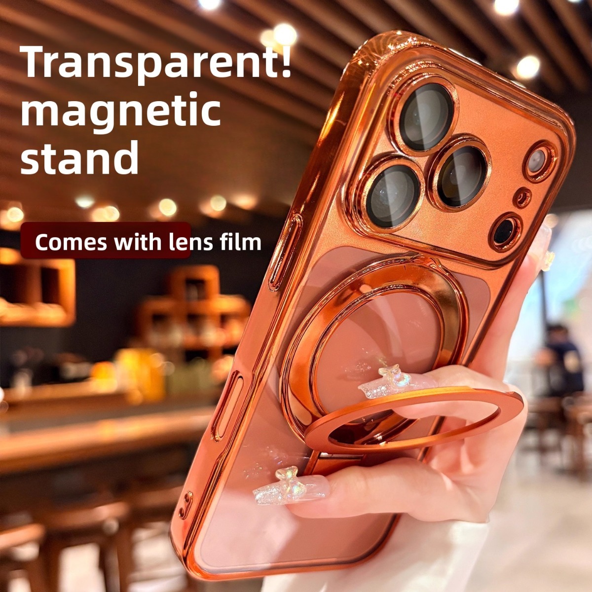 For Magsafe Magnetic Bracket P - Ring Stand Case recension och pris