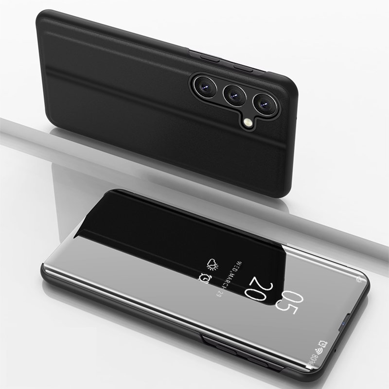 Luxury Mirror Flip Holder Cove - Phone Cases With Stand recension och pris